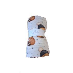 Soffi Baby takaró plüss dupla bézs hörcsög 75x100cm