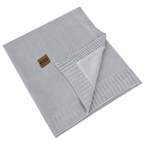 EKO Bambusz takaró szőrme béléssel Grey 100x80 cm