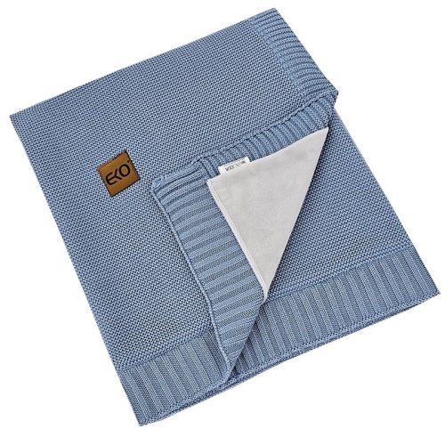 EKO Bambusz takaró szőrme béléssel Jeans 100x80 cm