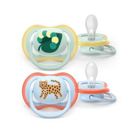  Philips AVENT játszócumi Ultra Air leopárd 0-6hó fiús 2db