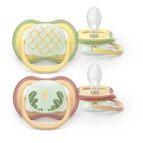   Philips AVENT játszócumi Ultra Air Night mintás 0-6hó lányos 2db