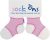 KIKKO Sock Ons klasszikus zoknitartó - babarózsaszín (0-6m)
