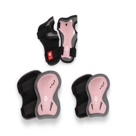 QPLAY Gyermek védők Coral Pink, méret S, kor 3-5 év