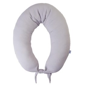   BABYMATEX Muszlin szoptatós párna Moon világosszürke 260 cm