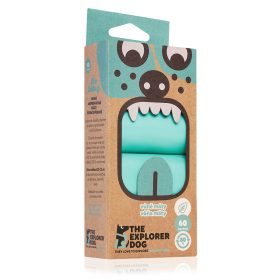   EXPLORER DOG menta illatú újrahasznosított kutyaürülék zacskók 60 db