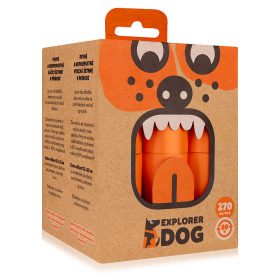   EXPLORER DOG Újrahasznosított zacskók kutyaürülékhez 270 db
