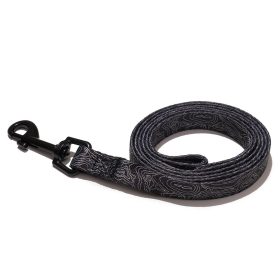 EXPLORER DOG Póráz Fekete topográfia S - 120x1,5 cm