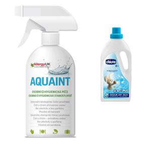 CHICCO gyermek mosószer, 1,5 l + Aquaint 500 ml