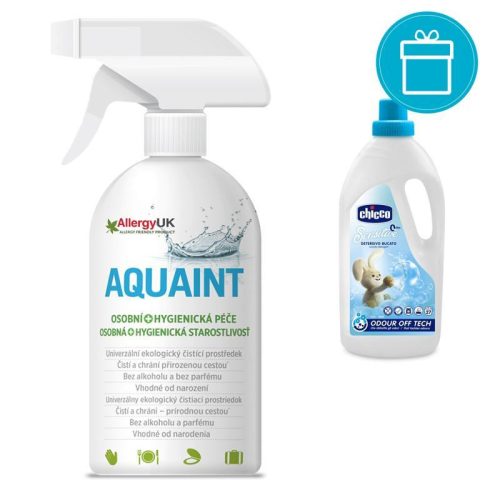 CHICCO gyermek mosószer, 1,5 l + Aquaint 500 ml