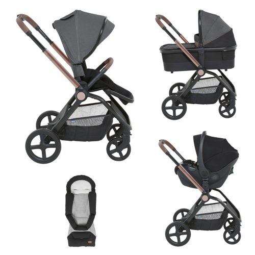 CHICCO 3in1 kombinált babakocsi Mysa Black Satin