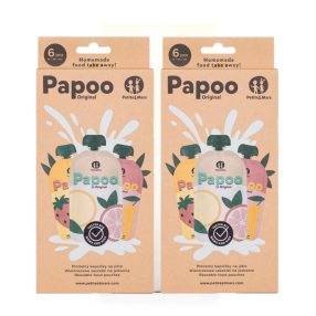PETITE&MARS Papoo Original tasak bébiételekhez, 1+1