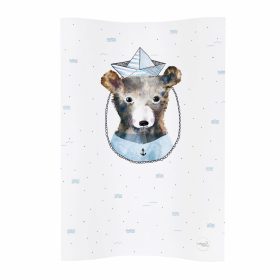   Ceba pelenkázó lap puha 2 oldalú 50x70cm COSY  Watercolor maci csákós