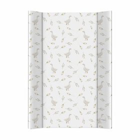   CEBA BABY Pelenkázó alátét 2-szegélyes merev lappal (50x70) Basic Goose