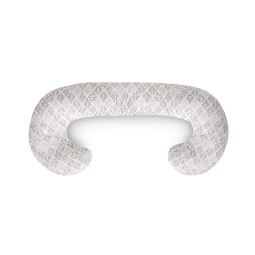 CEBA BABY Szoptatós párna Cebuška PHYSIO Duo Jersey Brown Leaves 300 cm