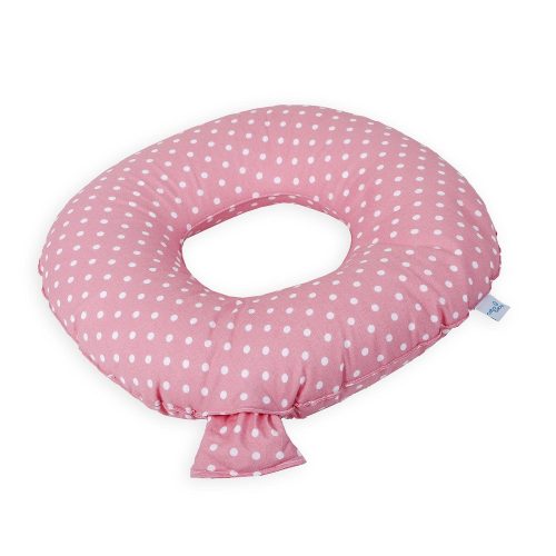 Ceba szülés utáni ülõpárna - Fánk pöttyös fehér-málna