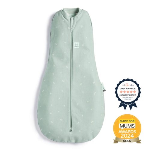 ERGOPOUCH 2 az 1-ben pólya és hálózsák Cocoon Sage 3-6 m, 6-8 kg, 0,2 tog