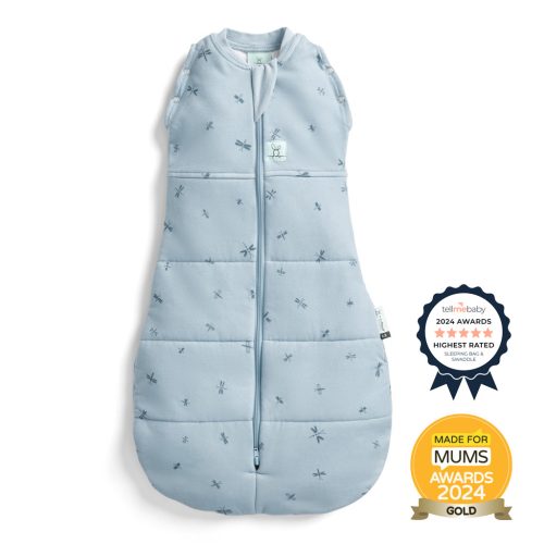 ERGOPOUCH Hálózsák és pólya 2 az 1-ben Cocoon Dragonflies 6-12 hó, 8-10 kg, 2,5 tog