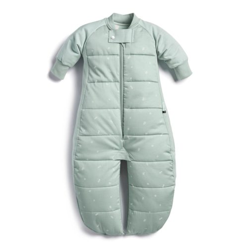 ERGOPOUCH Alvózsák és rugdalózó 2 az 1-ben organikus pamut Suit Sage 3-12 hónap, 6-12 kg, 2,5 tog